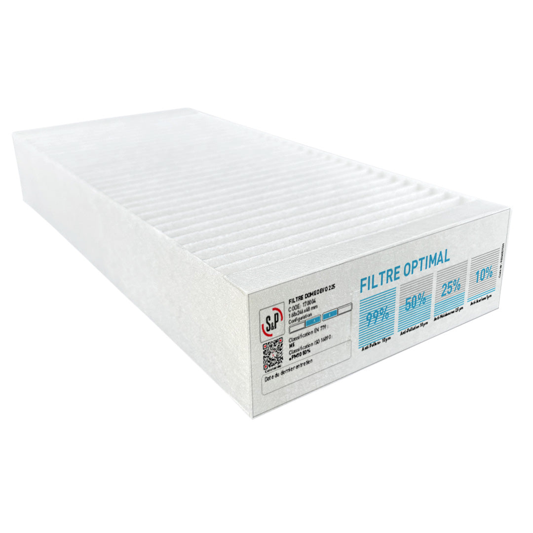 KIT FILTRES INSUFFLATION ET EXTRACTION OPTIMAL DOMEO EVO 450