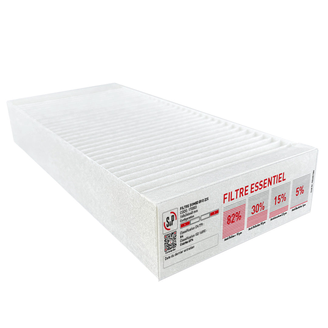 KIT FILTRES INSUFFLATION ET EXTRACTION OPTIMAL DOMEO EVO 450