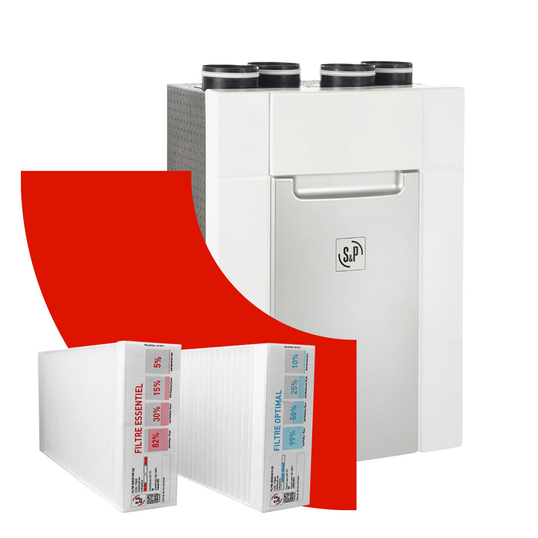 KIT FILTRES INSUFFLATION ET EXTRACTION OPTIMAL DOMEO