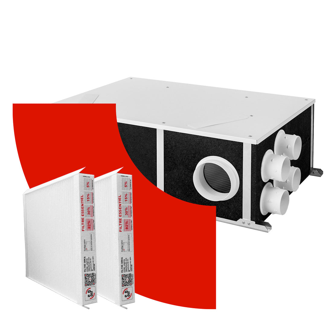 KIT FILTRES INSUFFLATION ET EXTRACTION ESSENTIEL ORKA