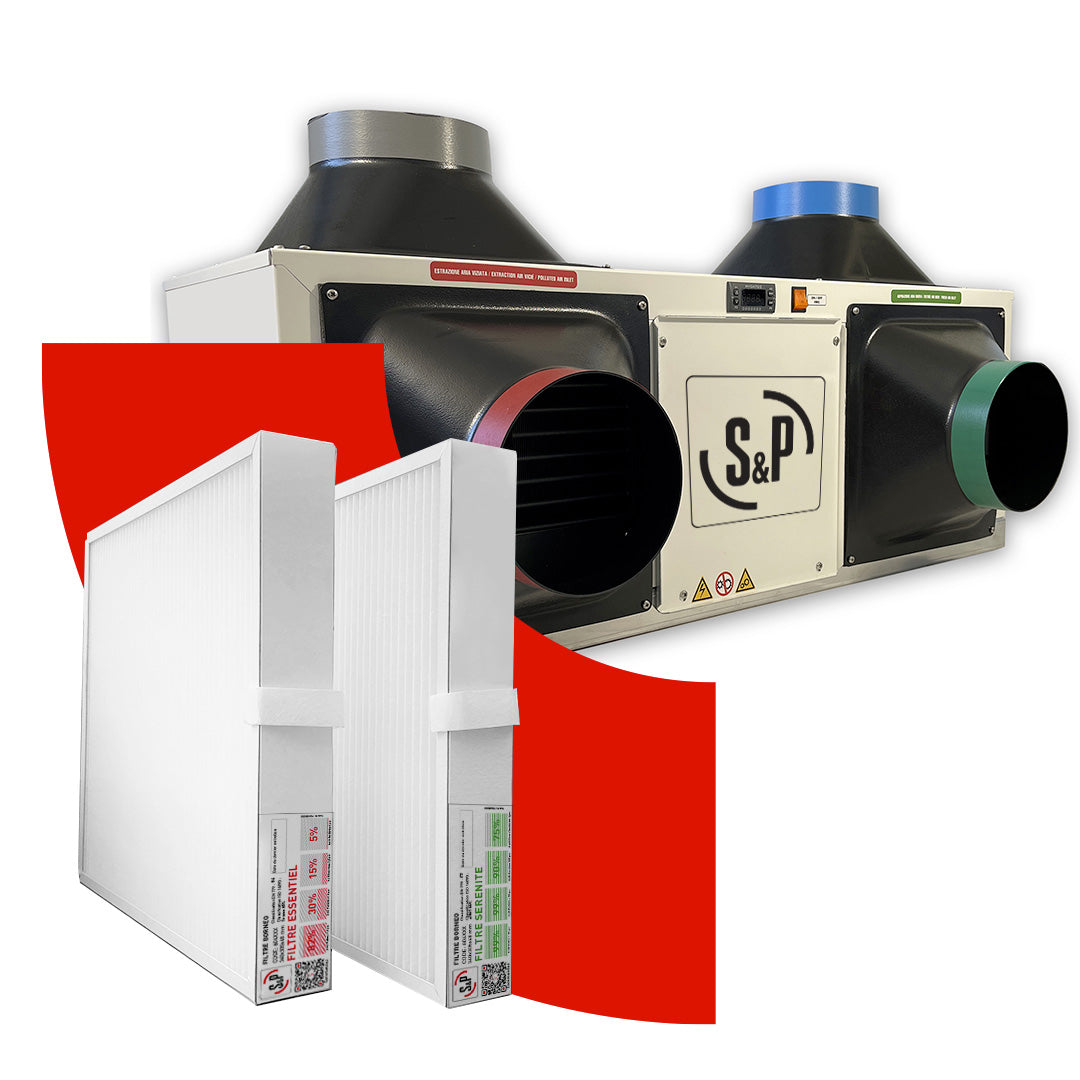 KIT FILTRES INSUFFLATION ET EXTRACTION SERENITE BORNEO H